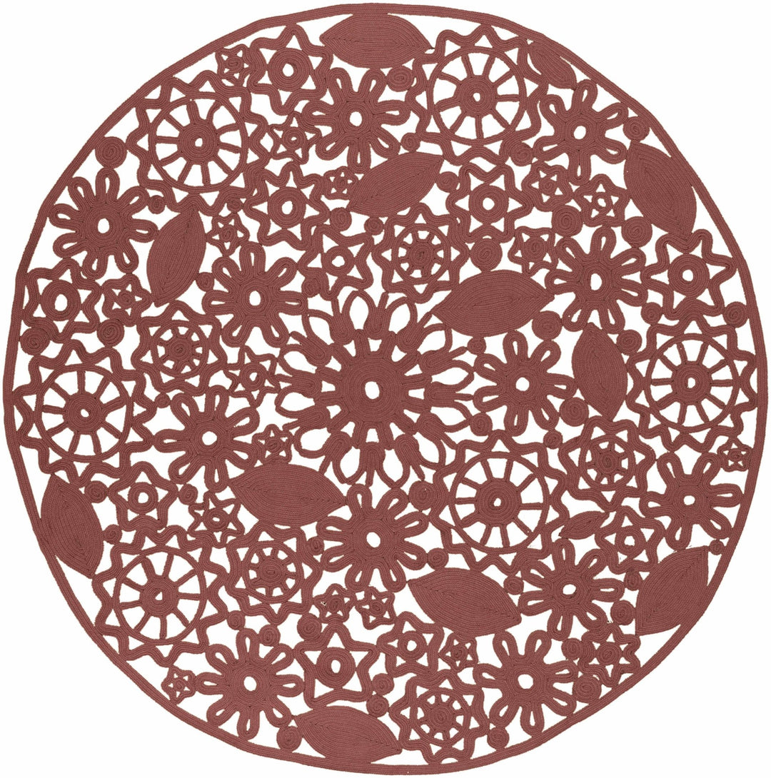 Chinchilla Traditional Style Brown Hand Woven Outdoor Area Rug - The Rug Decor