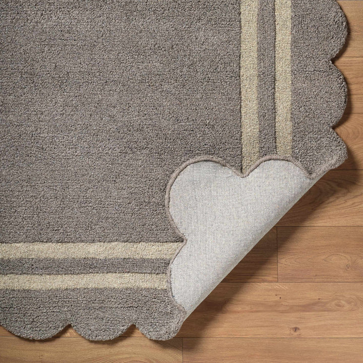 Chogan Gray Modern Style Hand Tufted Wool Area Rug - The Rug Decor