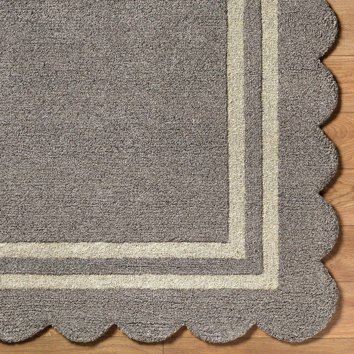 Chogan Gray Modern Style Hand Tufted Wool Area Rug - The Rug Decor