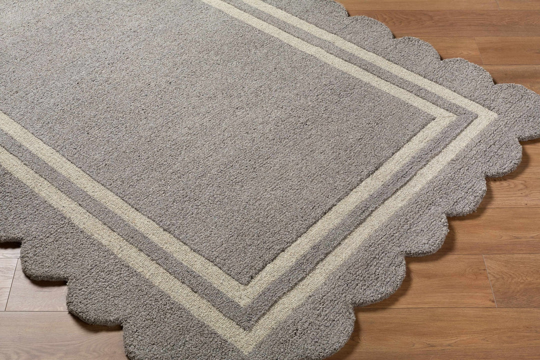 Chogan Gray Modern Style Hand Tufted Wool Area Rug - The Rug Decor