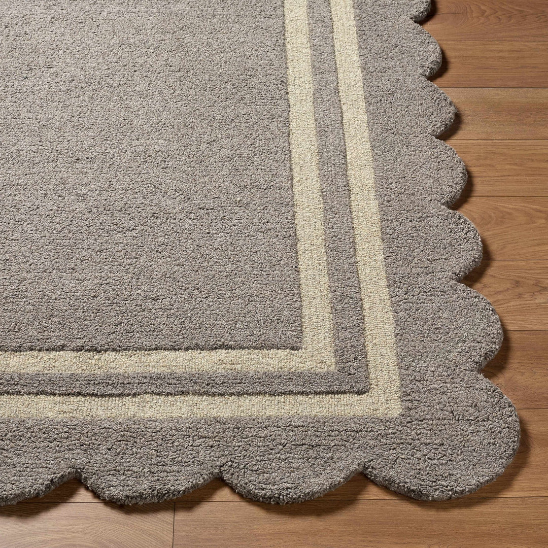 Chogan Gray Modern Style Hand Tufted Wool Area Rug - The Rug Decor