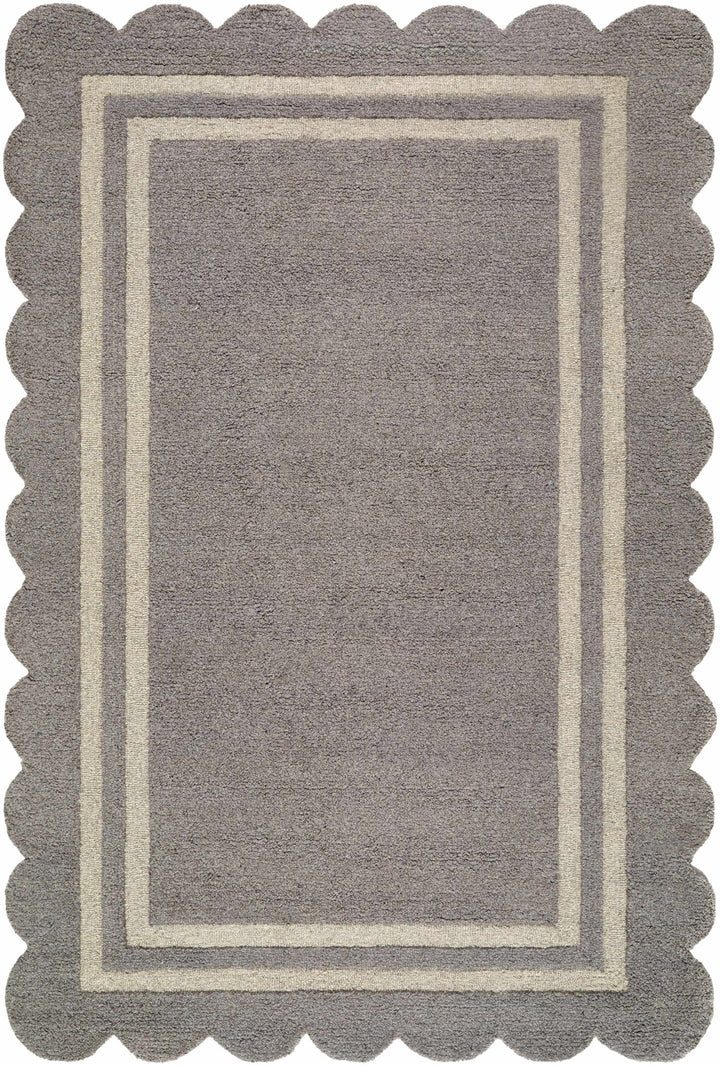 Chogan Gray Modern Style Hand Tufted Wool Area Rug - The Rug Decor