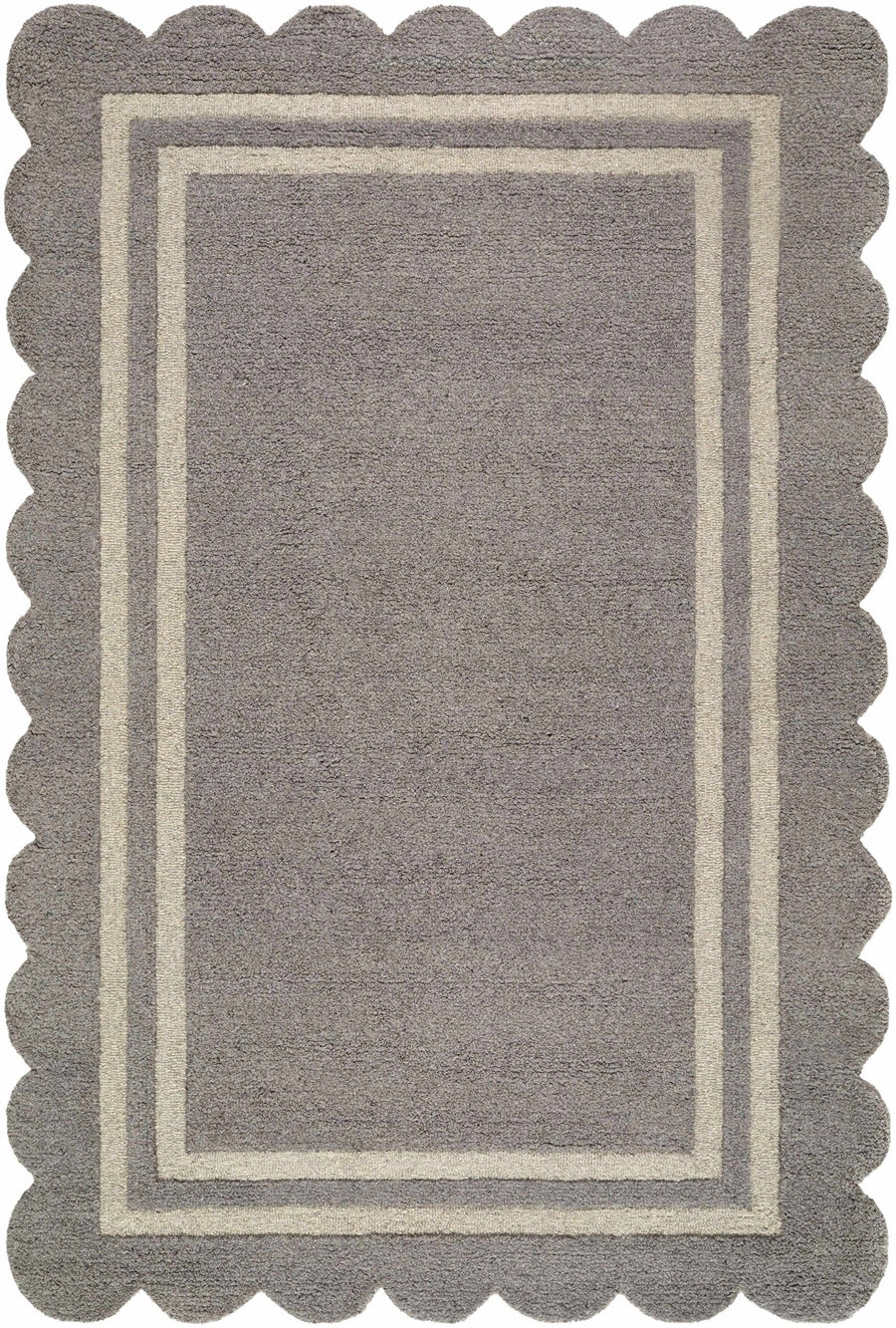 Chogan Gray Modern Style Hand Tufted Wool Area Rug - The Rug Decor