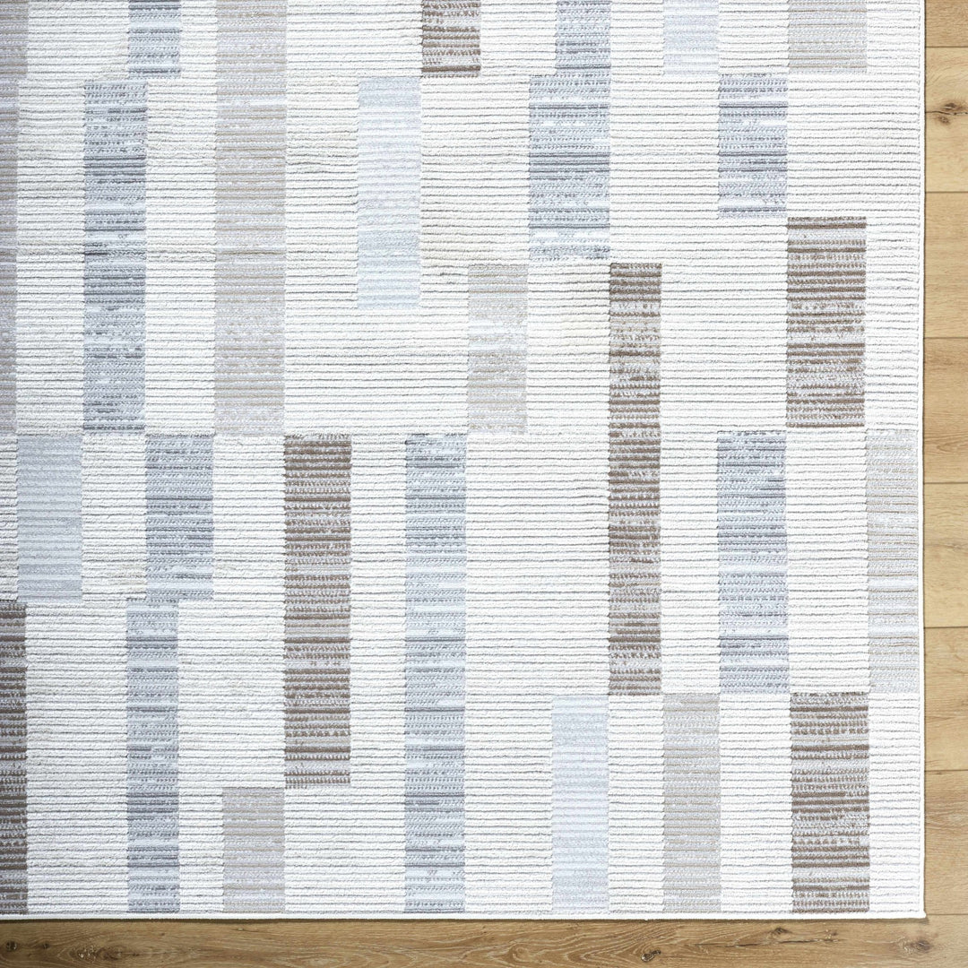 Chouko Contemporary Abstract Beige And Gray Rug - The Rug Decor