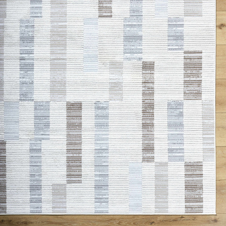 Chouko Contemporary Abstract Beige And Gray Rug - The Rug Decor