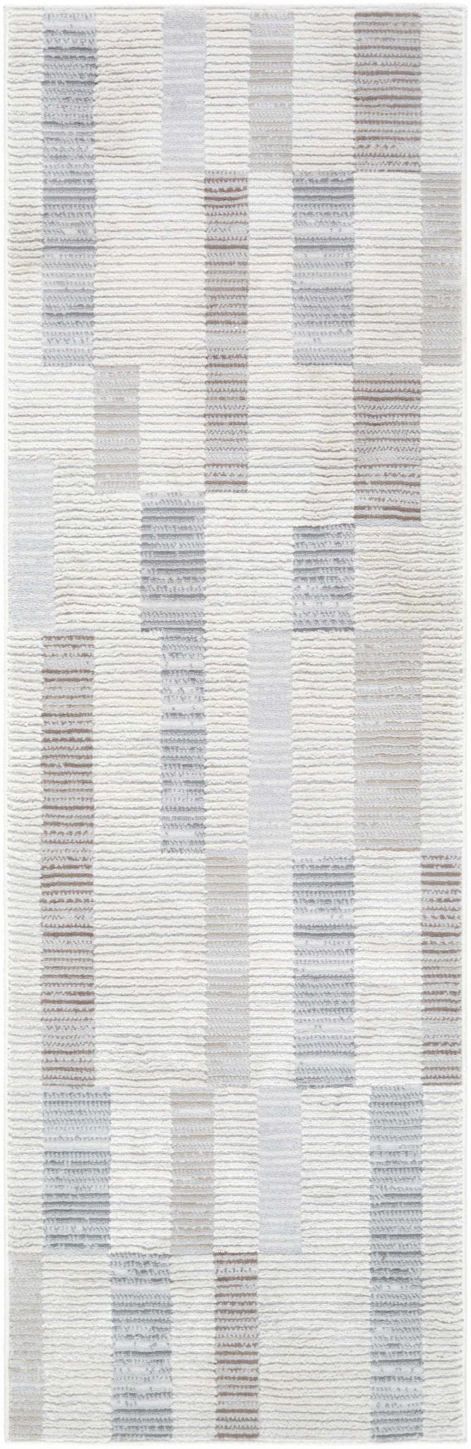 Chouko Contemporary Abstract Beige And Gray Rug - The Rug Decor