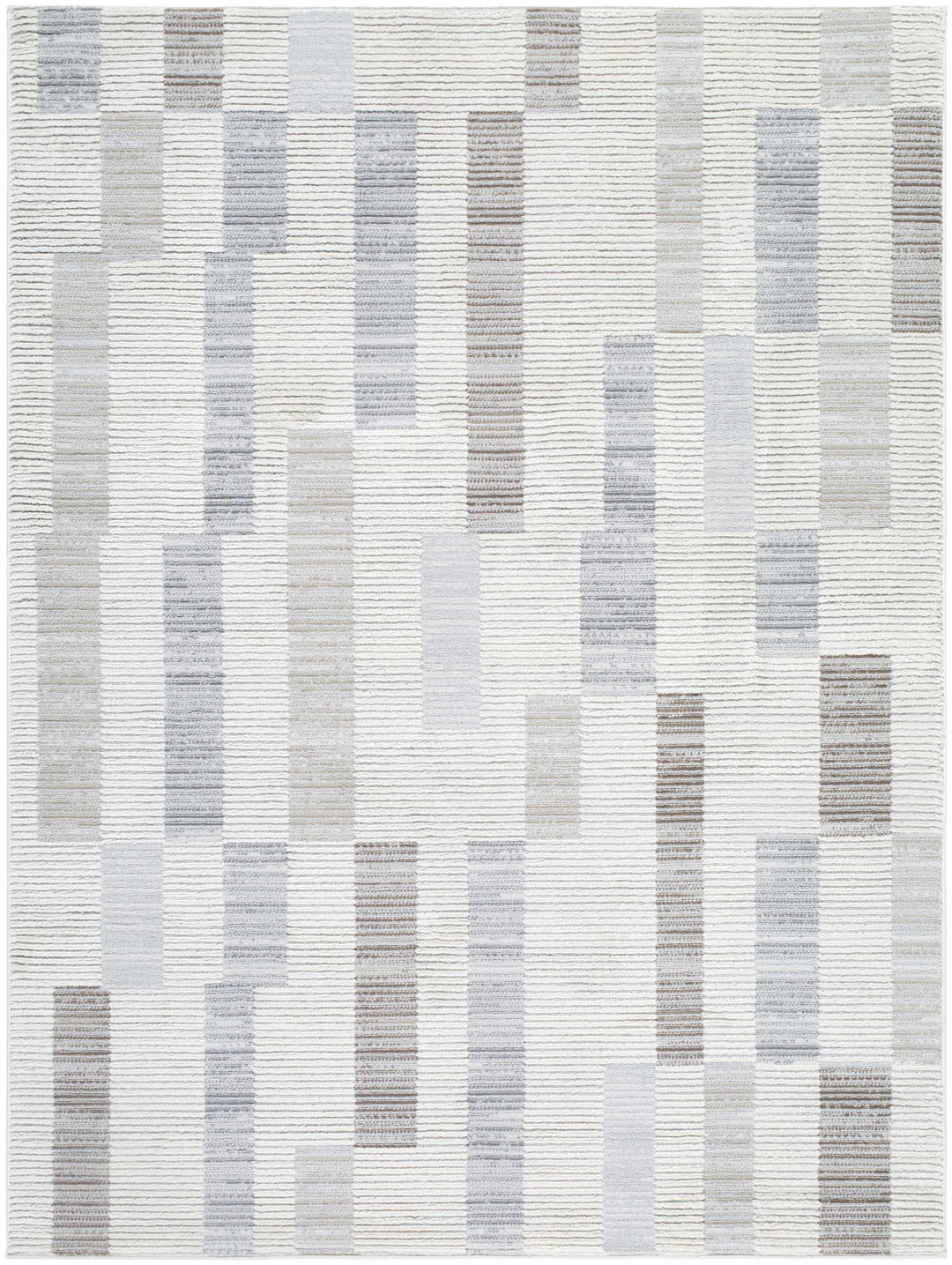 Chouko Contemporary Abstract Beige And Gray Rug - The Rug Decor