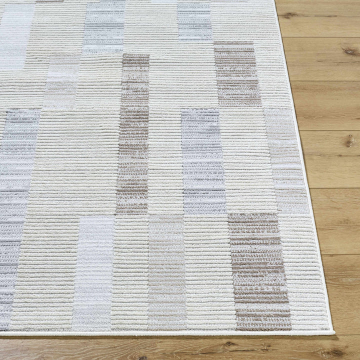 Chouko Contemporary Abstract Beige And Gray Rug - The Rug Decor
