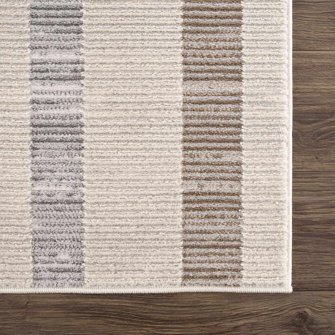 Chouko Contemporary Abstract Beige And Gray Rug - The Rug Decor