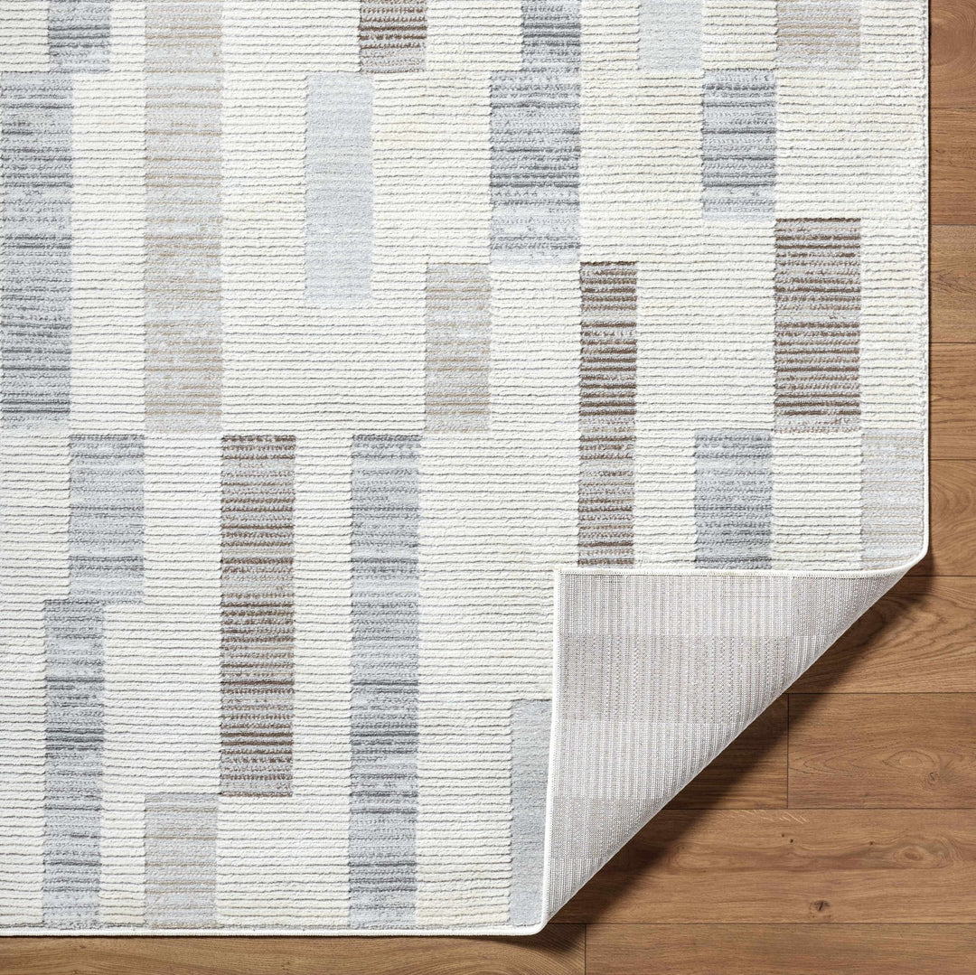 Chouko Contemporary Abstract Beige And Gray Rug - The Rug Decor