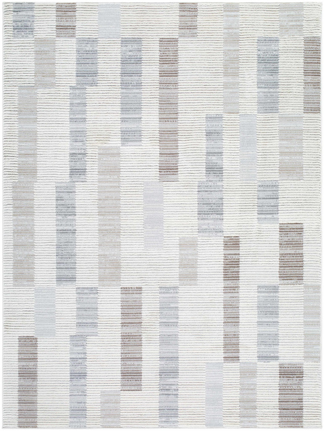 Chouko Contemporary Abstract Beige And Gray Rug - The Rug Decor