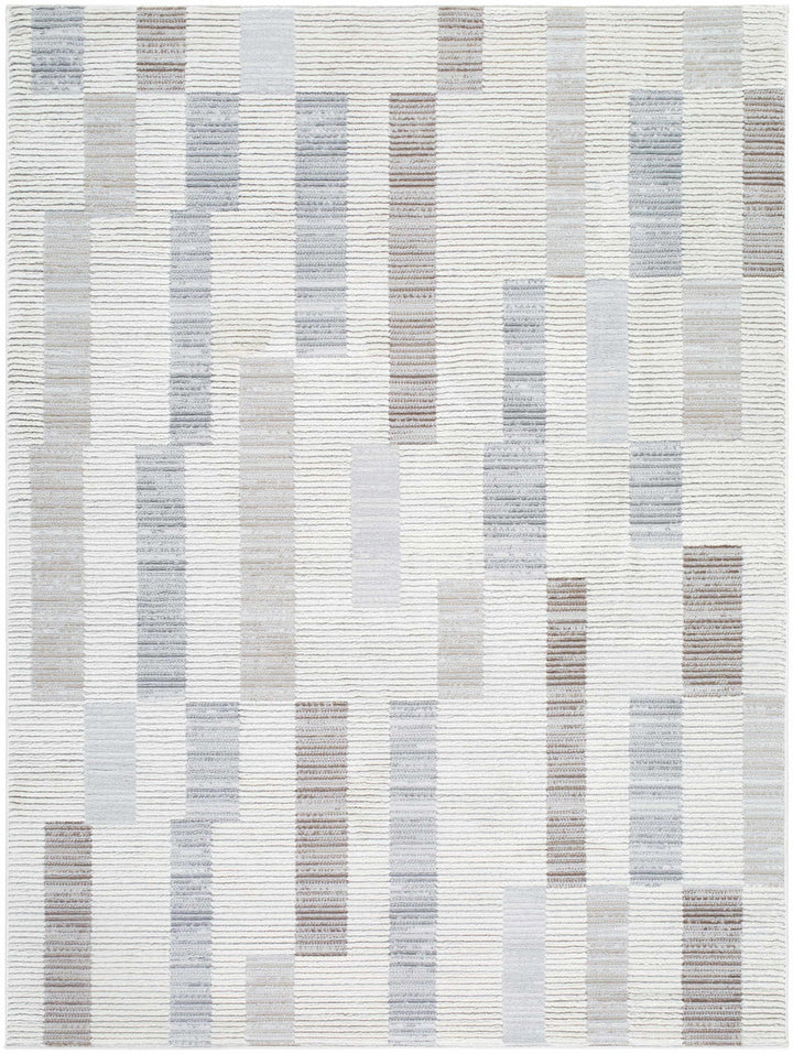 Chouko Contemporary Abstract Beige And Gray Rug - The Rug Decor