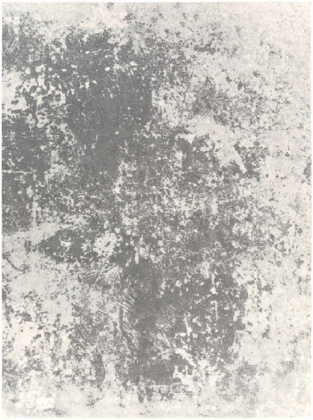 Chriesman Contemporary Abstract Gray And Black Rug - The Rug Decor