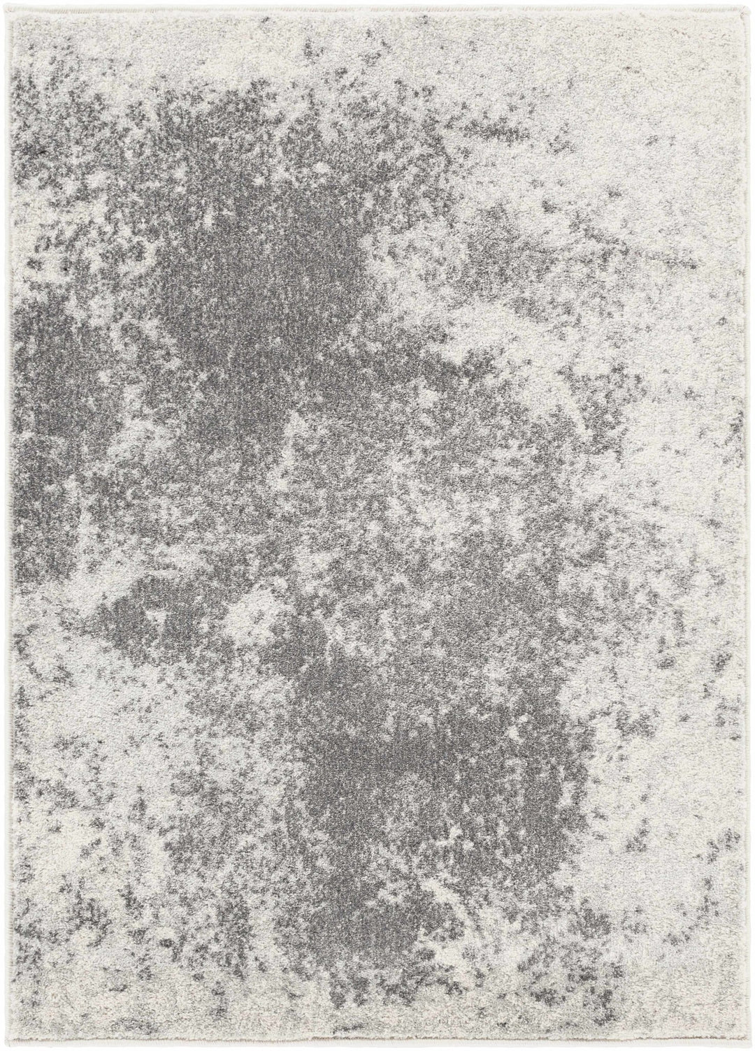 Chriesman Contemporary Abstract Gray And Black Rug - The Rug Decor