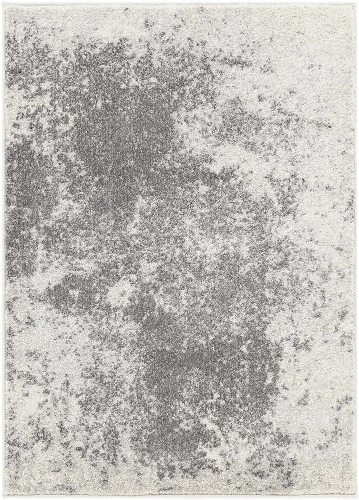 Chriesman Contemporary Abstract Gray And Black Rug - The Rug Decor