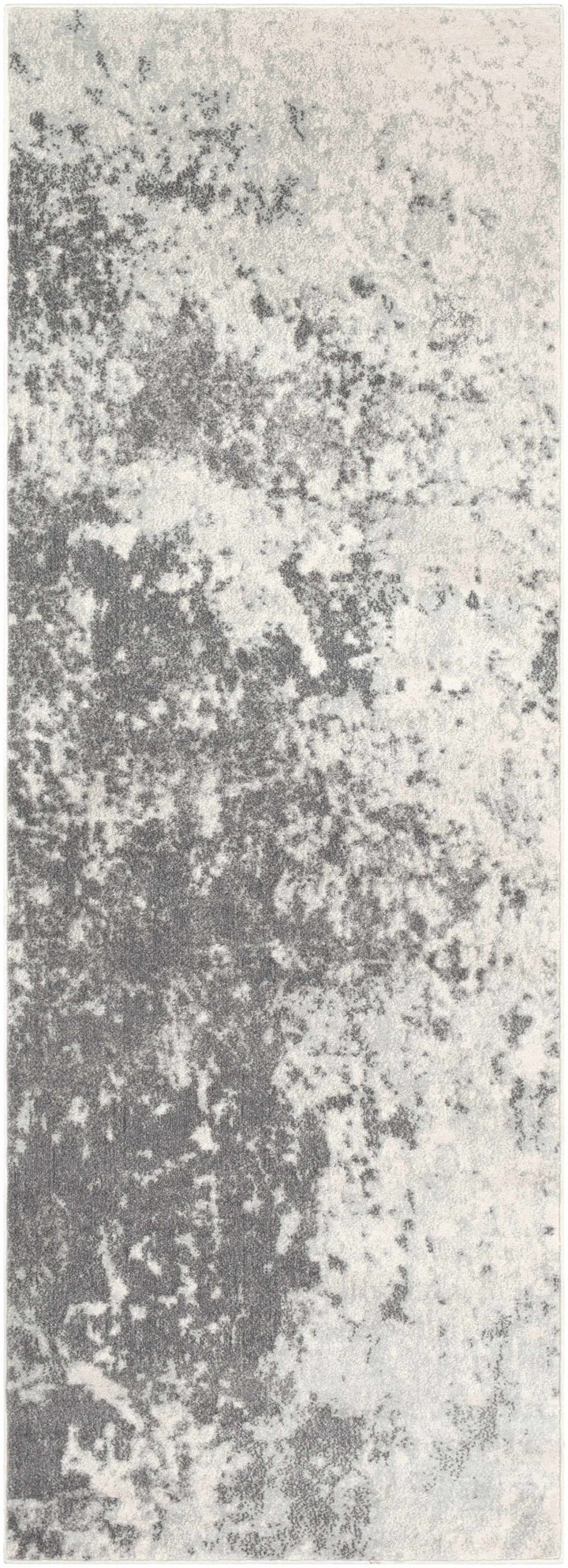 Chriesman Contemporary Abstract Gray And Black Rug - The Rug Decor