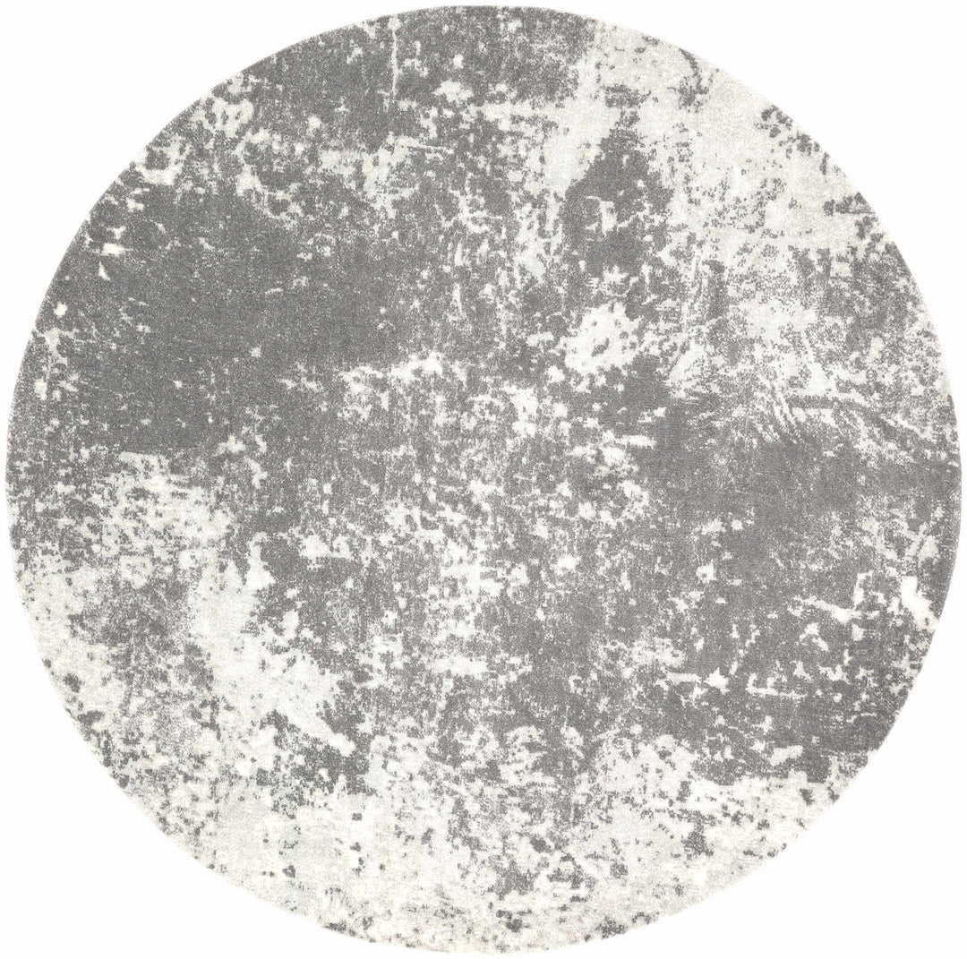 Chriesman Contemporary Abstract Gray And Black Rug - The Rug Decor