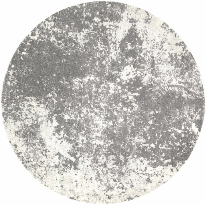 Chriesman Contemporary Abstract Gray And Black Rug - The Rug Decor