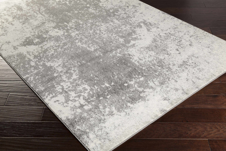 Chriesman Contemporary Abstract Gray And Black Rug - The Rug Decor