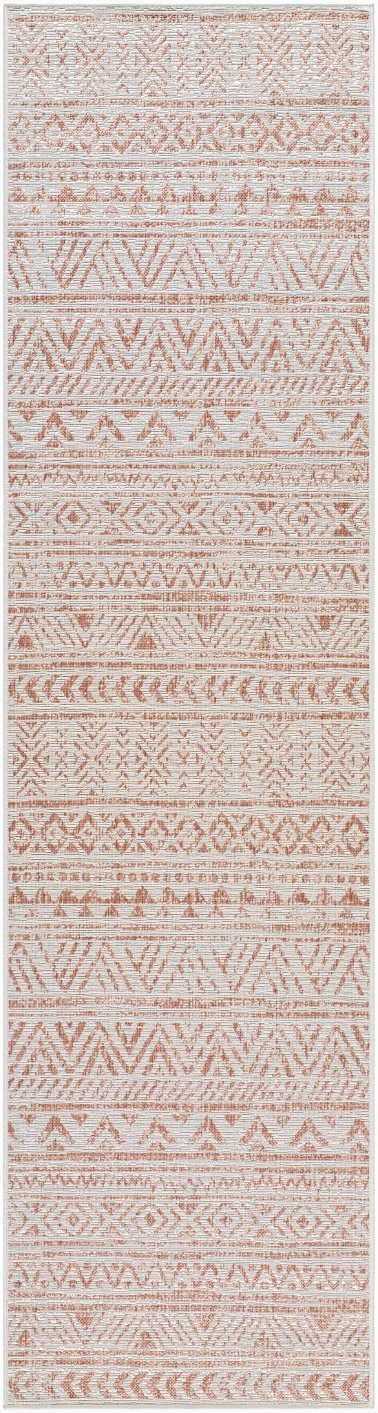 Chuck Bohemian Rust And Brown Area Rug - The Rug Decor