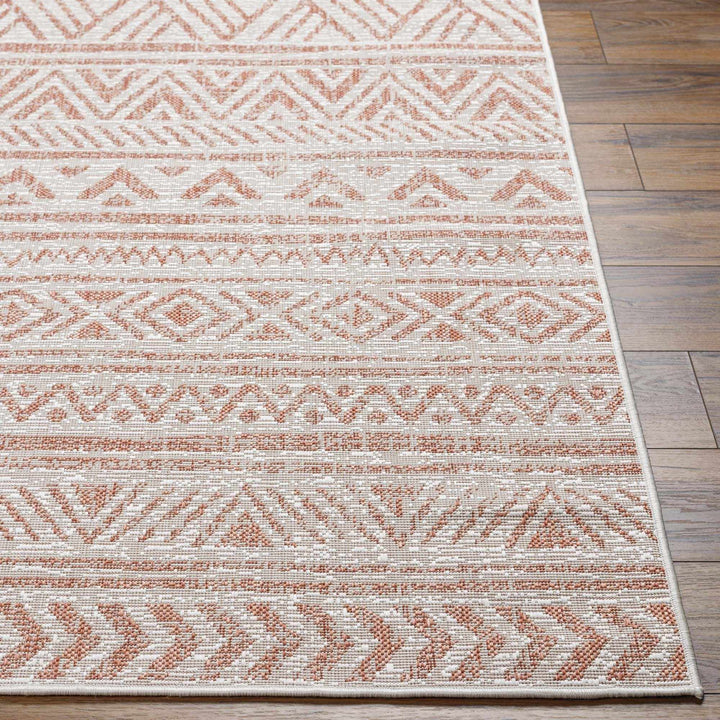 Chuck Bohemian Rust And Brown Area Rug - The Rug Decor