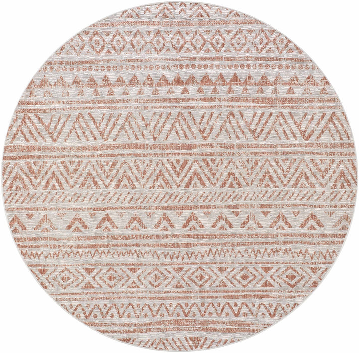 Chuck Bohemian Rust And Brown Area Rug - The Rug Decor
