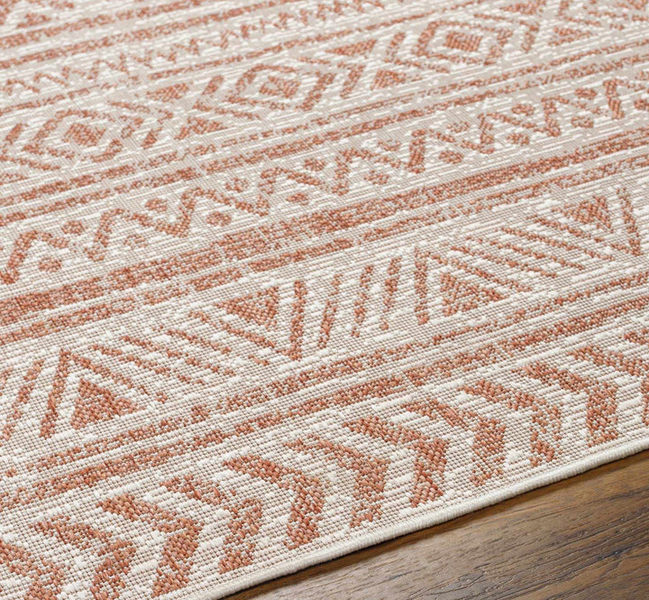 Chuck Bohemian Rust And Brown Area Rug - The Rug Decor