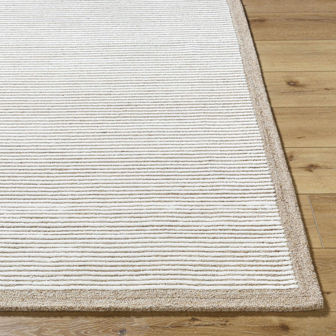 Cianna Modern Stripes Tan And Ivory Area Rug - The Rug Decor