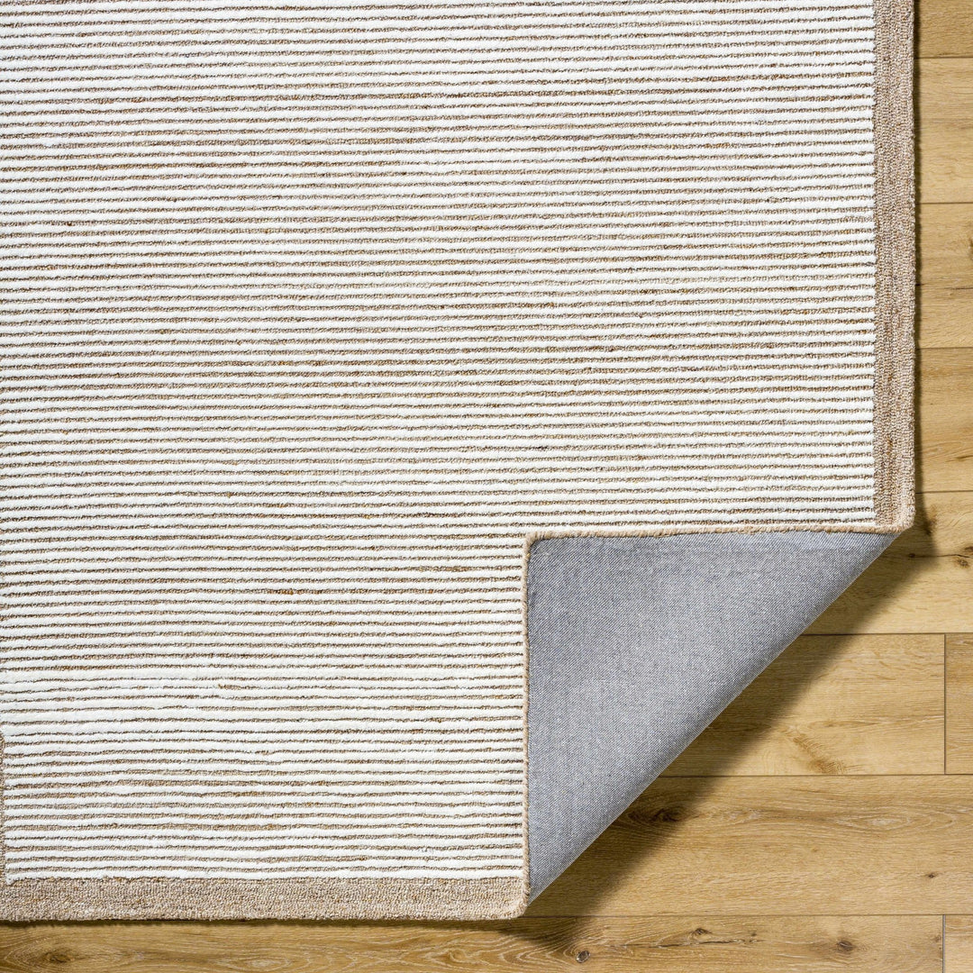 Cianna Modern Stripes Tan And Ivory Area Rug - The Rug Decor