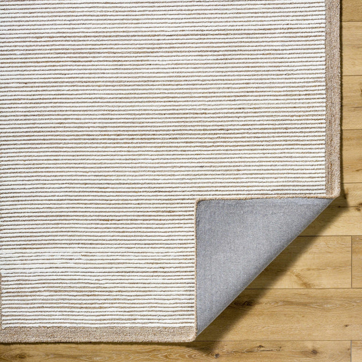 Cianna Modern Stripes Tan And Ivory Area Rug - The Rug Decor