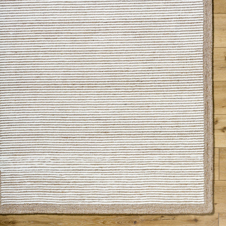 Cianna Modern Stripes Tan And Ivory Area Rug - The Rug Decor