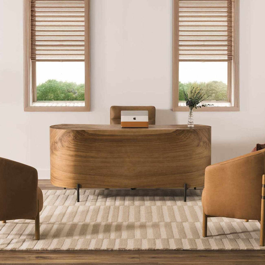 Cielle Contemporary Striped Beige And Ivory Area Rug - The Rug Decor