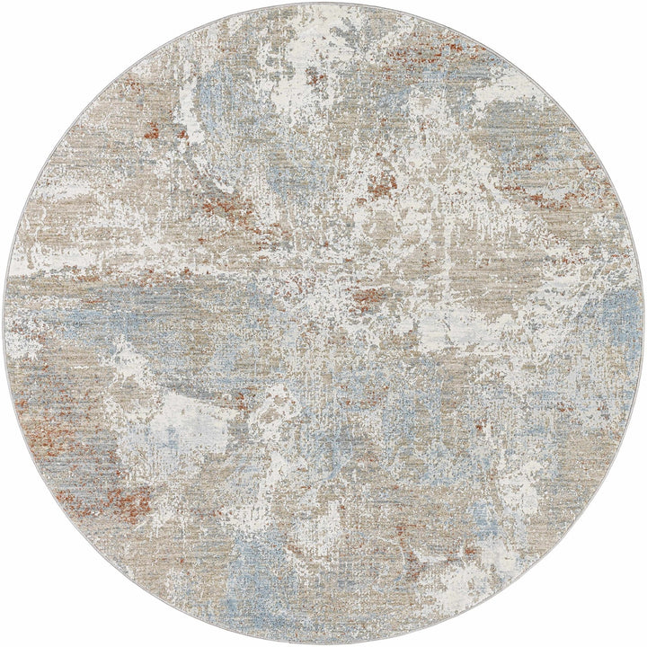 Cindy Modern Abstract Design Beige And Tan Area Rug - The Rug Decor