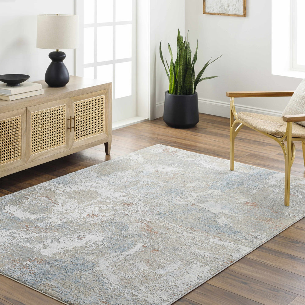 Cindy Modern Abstract Design Beige And Tan Area Rug - The Rug Decor