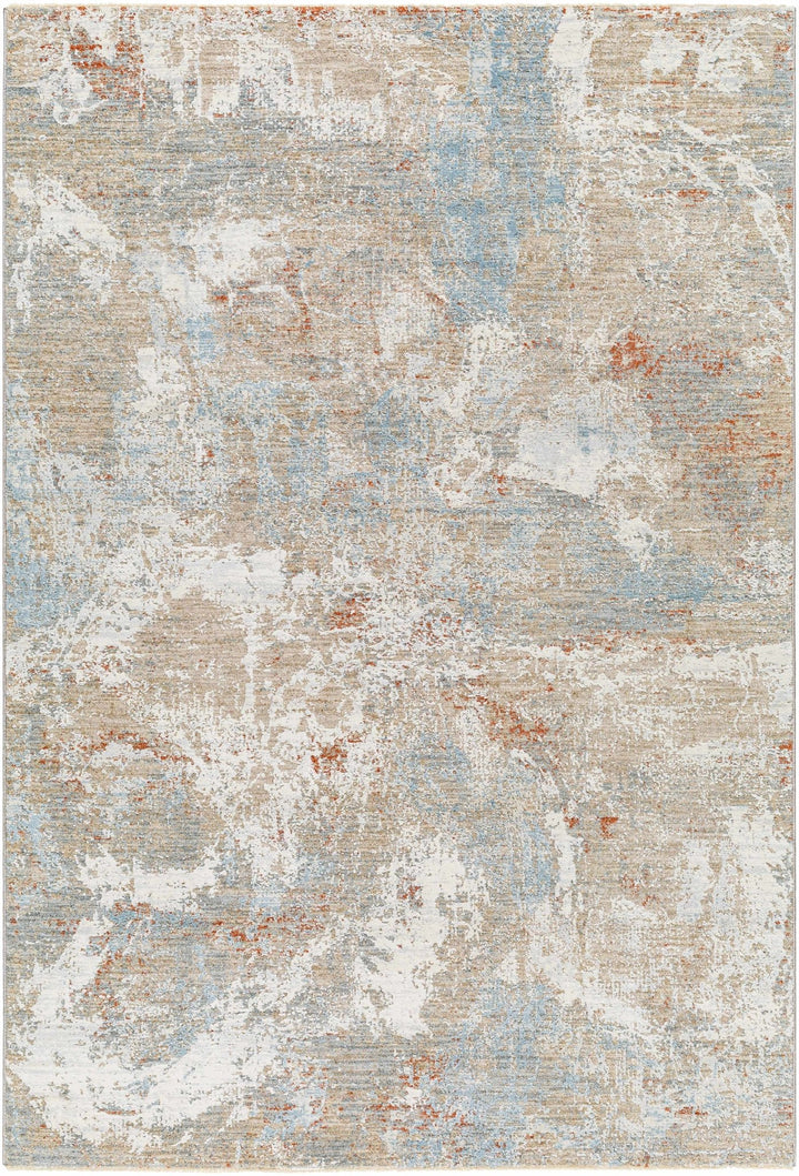 Cindy Modern Abstract Design Beige And Tan Area Rug - The Rug Decor
