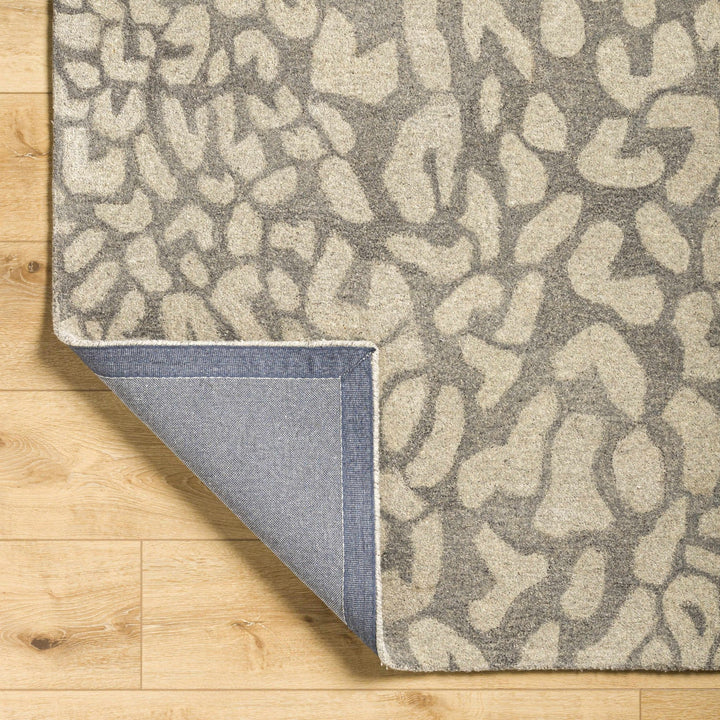 Circa Leopard Print Beige Hand Tufted Wool Area Rug - The Rug Decor