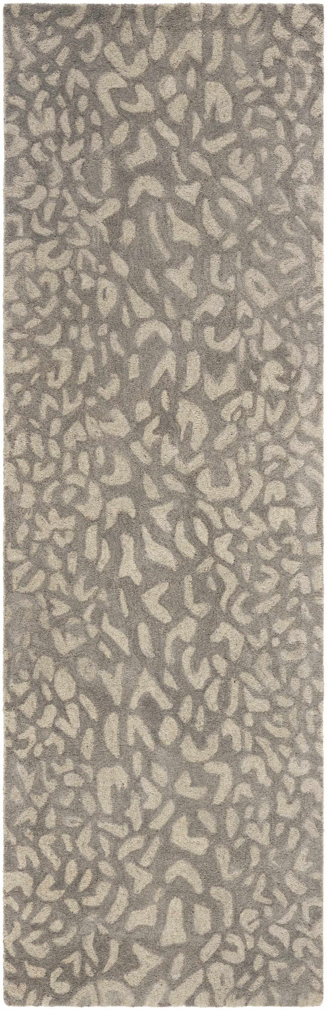 Circa Leopard Print Beige Hand Tufted Wool Area Rug - The Rug Decor