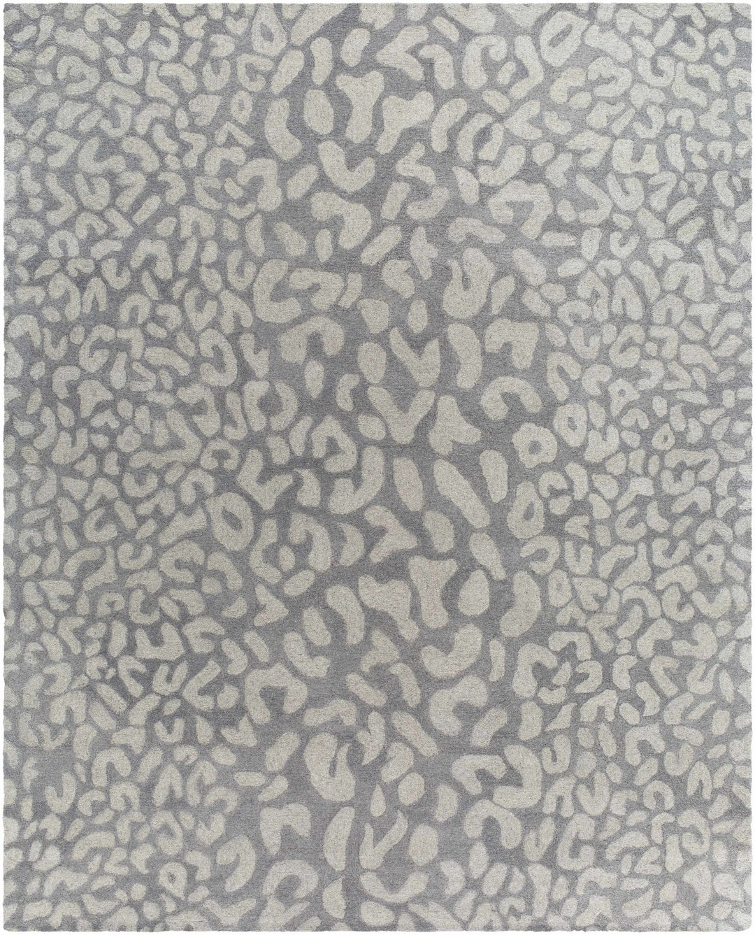 Circa Leopard Print Beige Hand Tufted Wool Area Rug - The Rug Decor