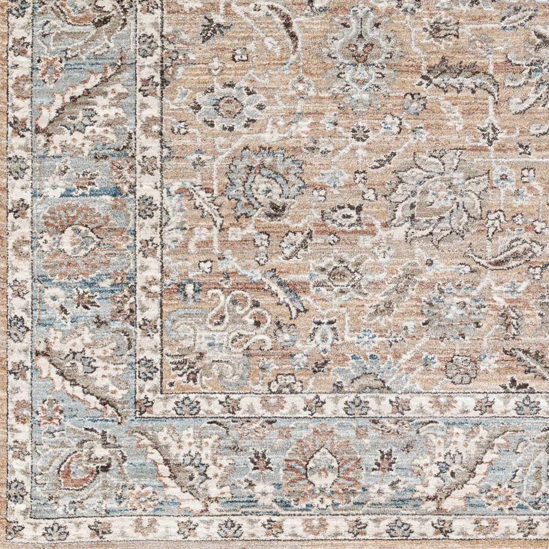 Civankan Traditional Brown And Gray Area Rug - The Rug Decor