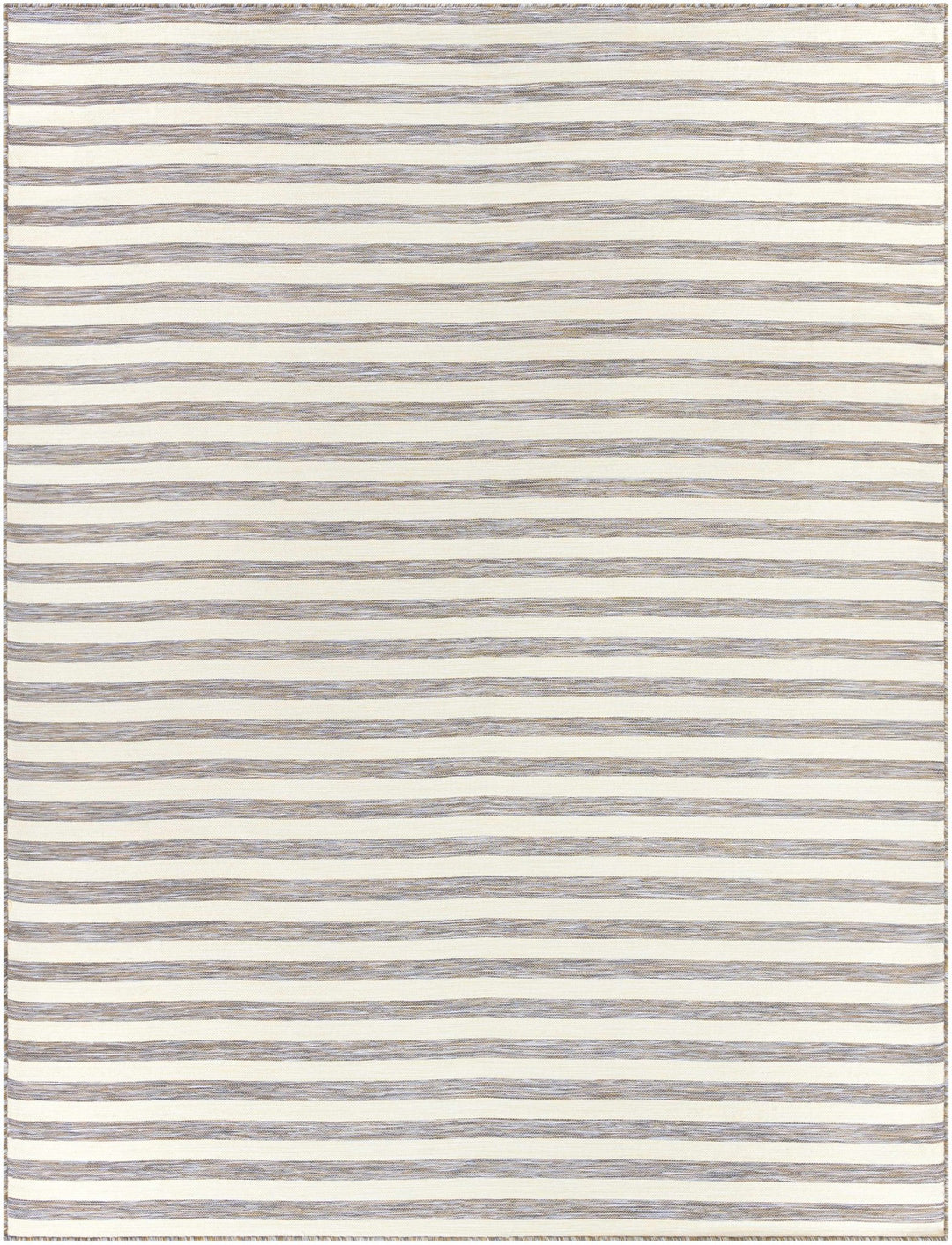 Clackmannanshire Gray And Ivory Modern Style Outdoor Area Rug - The Rug Decor