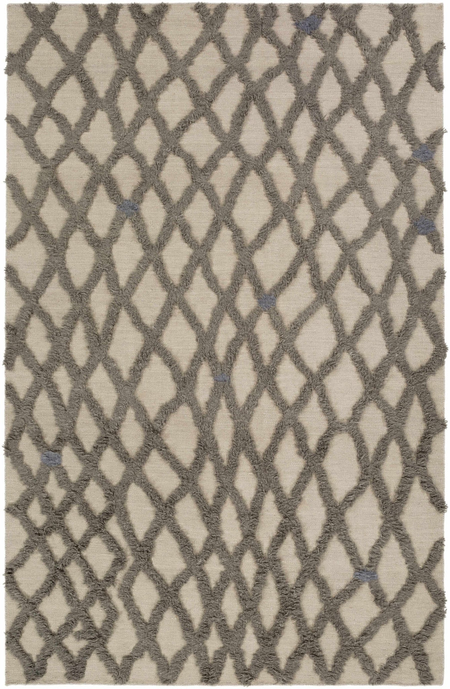 Clare Modern Geometrical Design Beige And Gray Area Rug - The Rug Decor