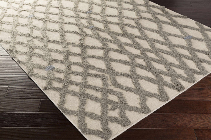 Clare Modern Geometrical Design Beige And Gray Area Rug - The Rug Decor