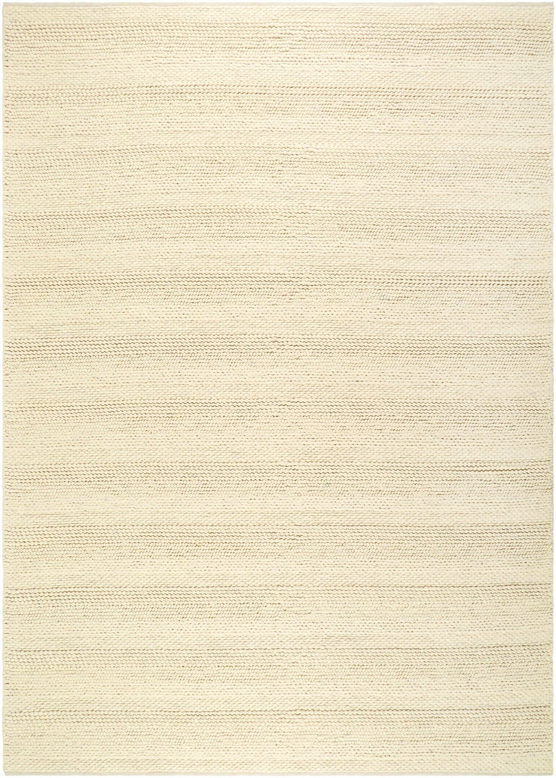 Clarke Modern Solid Design Beige Hand Woven Wool Area Rug - The Rug Decor