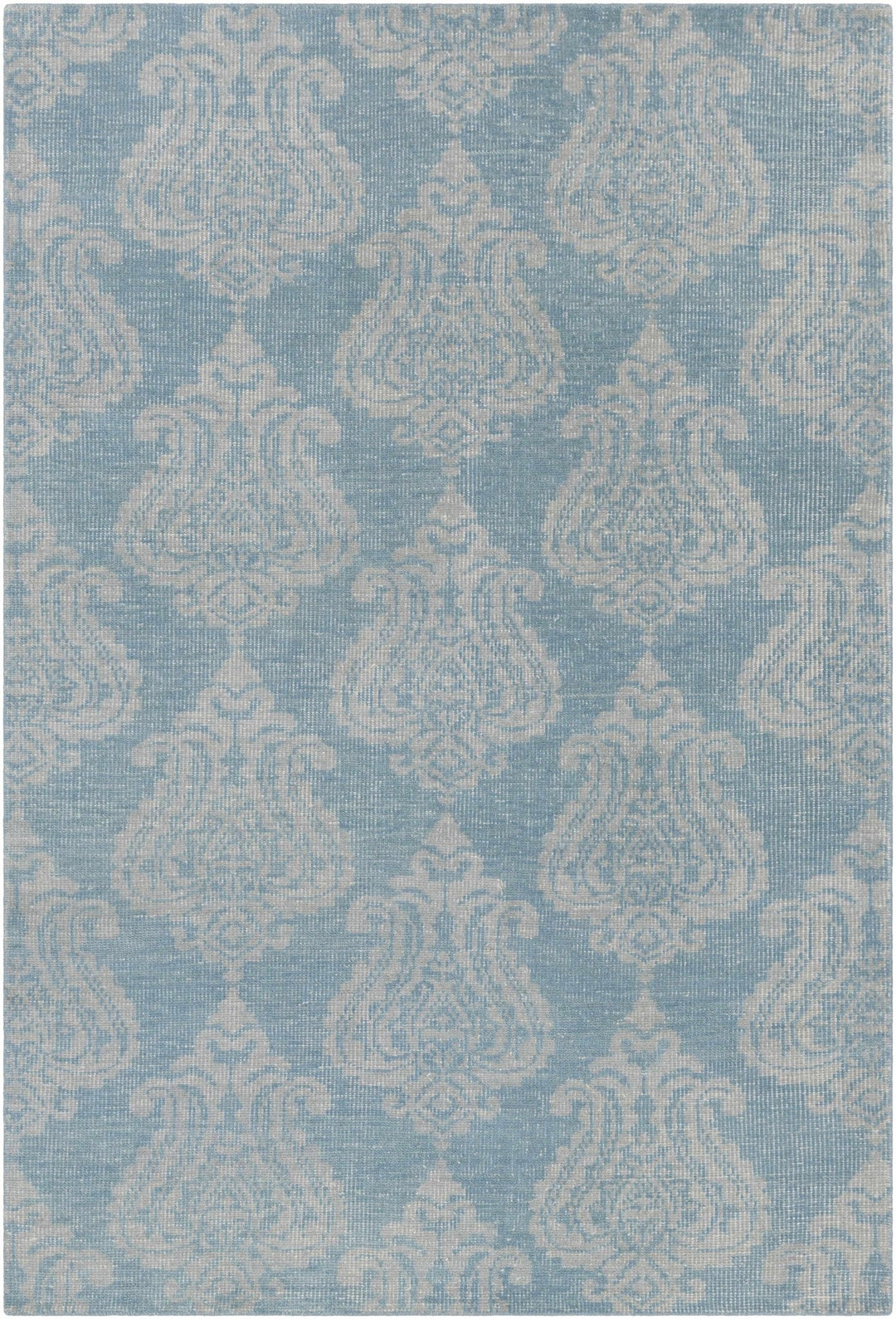 Clarklake Modern Blue And Gray Hand Knotted Area Rug - The Rug Decor