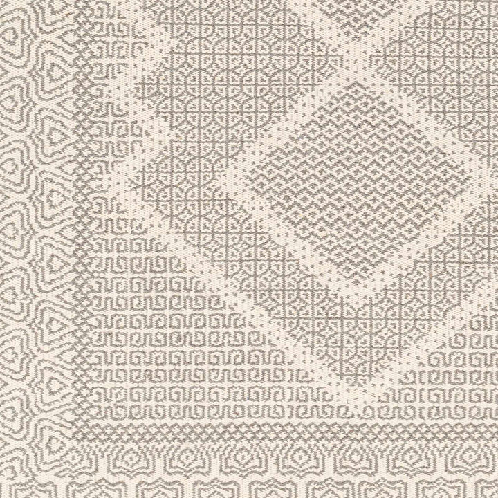 Claus Contemporary Geometrical Gray And Ivory Rug - The Rug Decor