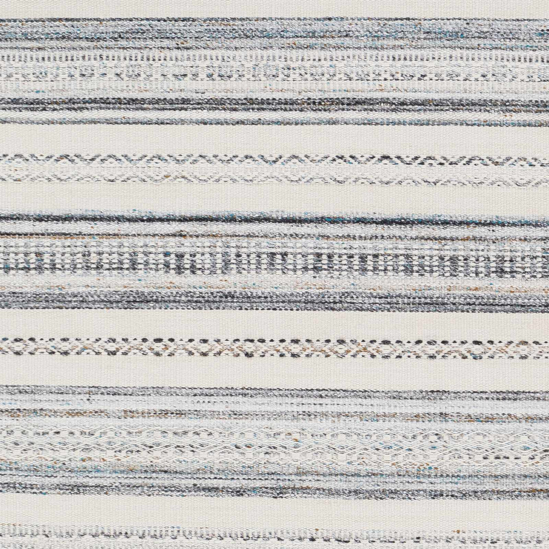 Coolbellup Modern Style Blue And Ivory Hand Woven Area Rug