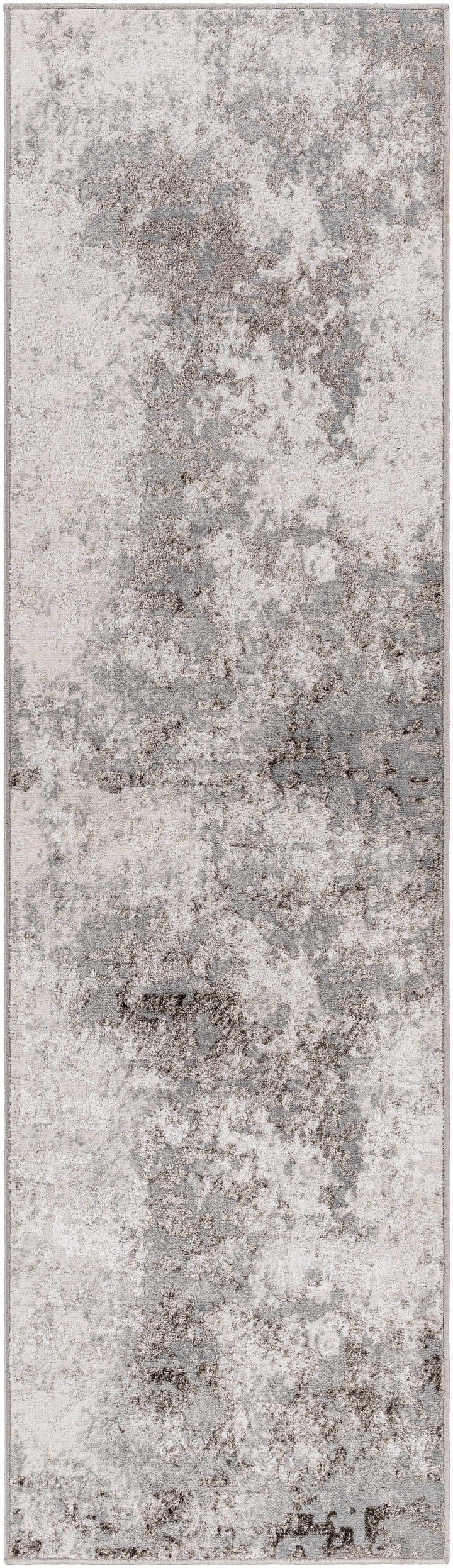 Calabasa Ivory And Gray Modern Abstract Design Area Rug
