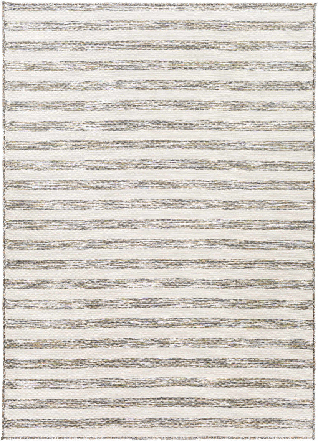 Clackmannanshire Gray And Ivory Modern Style Outdoor Area Rug