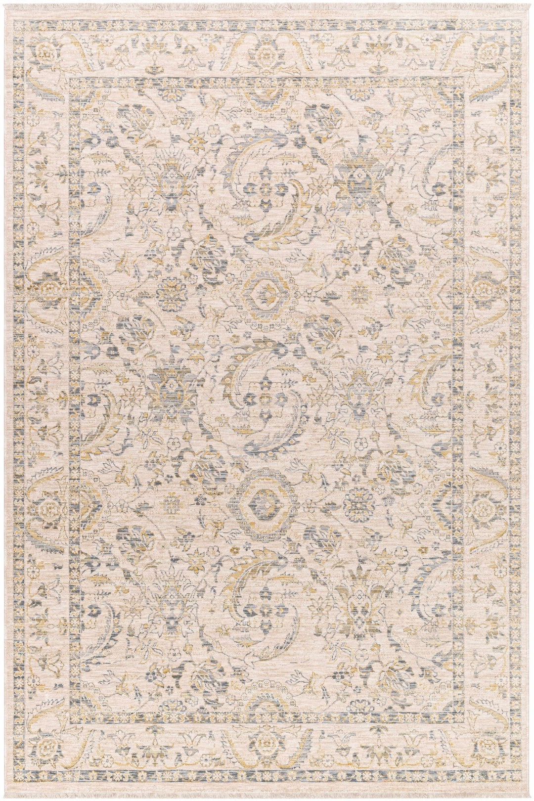 Clee Traditional Beige And Gray Rug - The Rug Decor