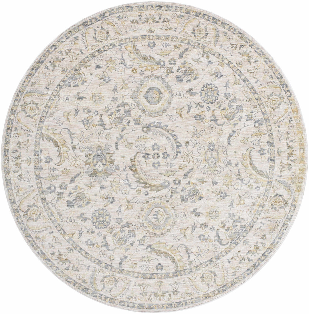 Clee Traditional Beige And Gray Rug - The Rug Decor